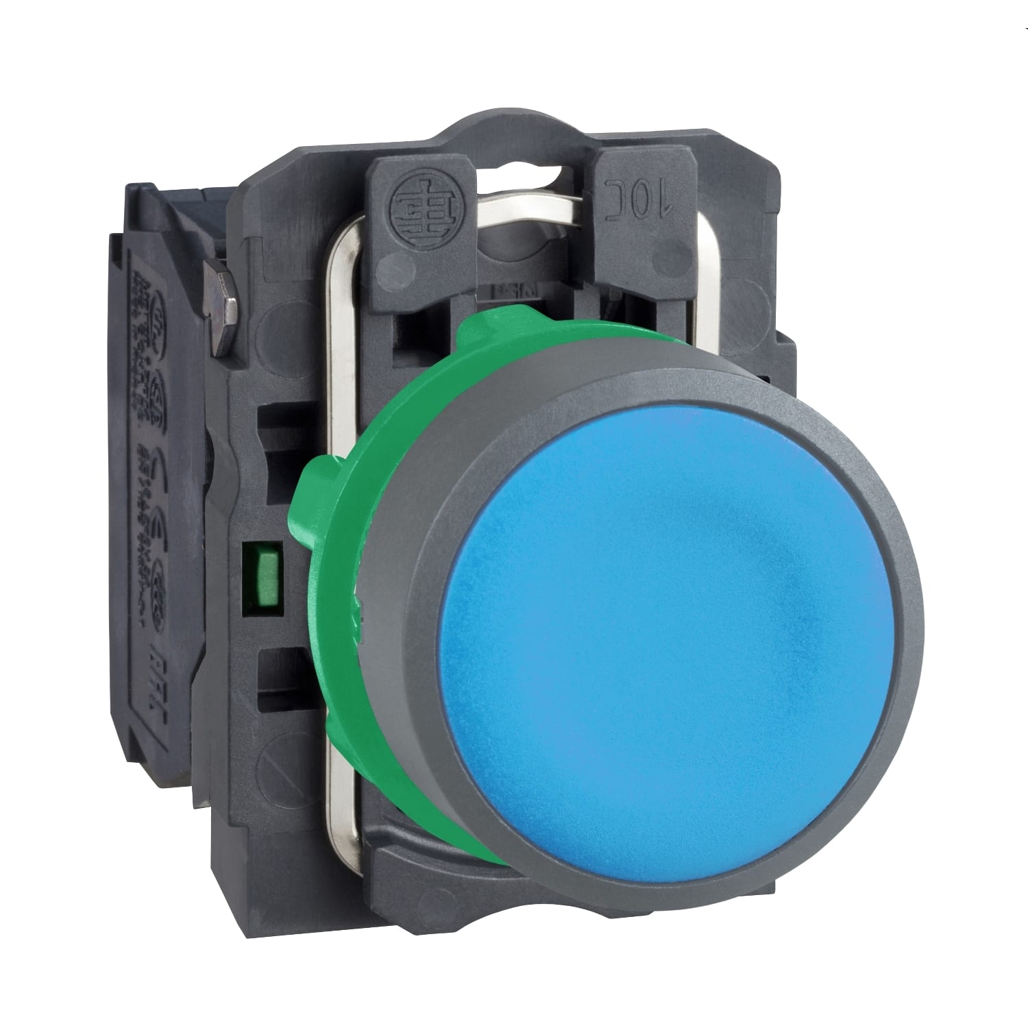 SCHNEIDER ELECTRIC SNRXB5AA61C0 PULSANTE BLU 1NO GHIERA GRIGIA