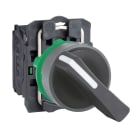 SCHNEIDER ELECTRIC - SNRXB5AJ21C0 Selettore leva 2pos. 1NO ghiera grigia