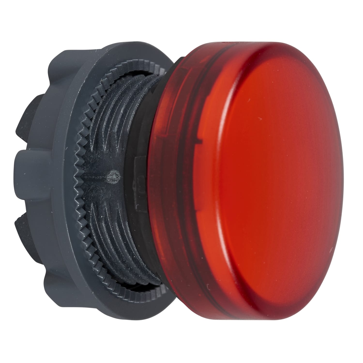 SCHNEIDER ELECTRIC - SNRZB5AV043 Testa lampada spia Ø22 - circolare - gemma liscia rossa- per LED universale