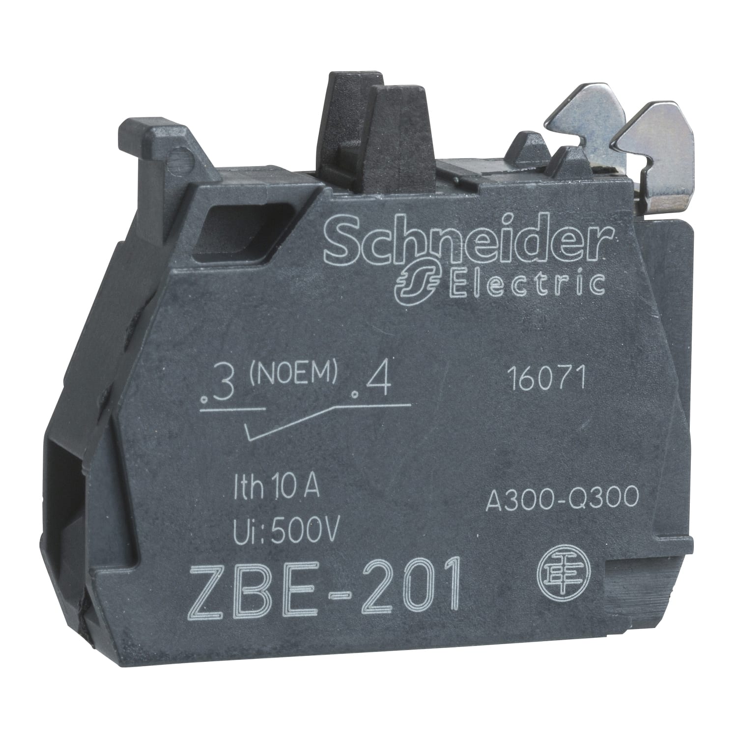SCHNEIDER ELECTRIC - SNRZBE201 Elemento di contatto - ZBE Ø22 - 1NO- scalato