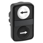 SCHNEIDER ELECTRIC - SNRZB5AA7213 Testa pulsante doppio con marcatura