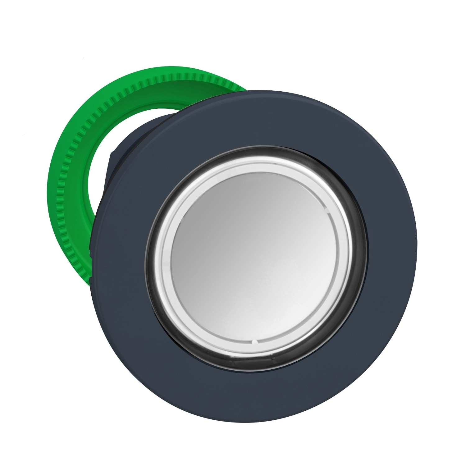 SCHNEIDER ELECTRIC - SNRZB5FW313 Harmony XB5, testa pulsante luminoso bianco Ø30 filopannello, in plastica, ad impulso, senza marcatura- per LED universale