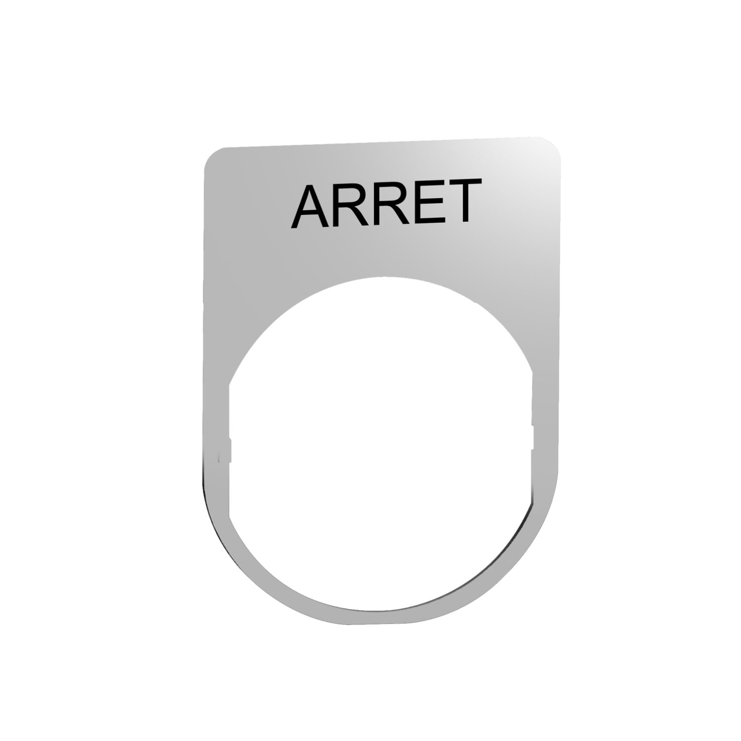 SCHNEIDER ELECTRIC SNRZBYM2104 PORTA ETICHETTA+ETICHETTA ARRET