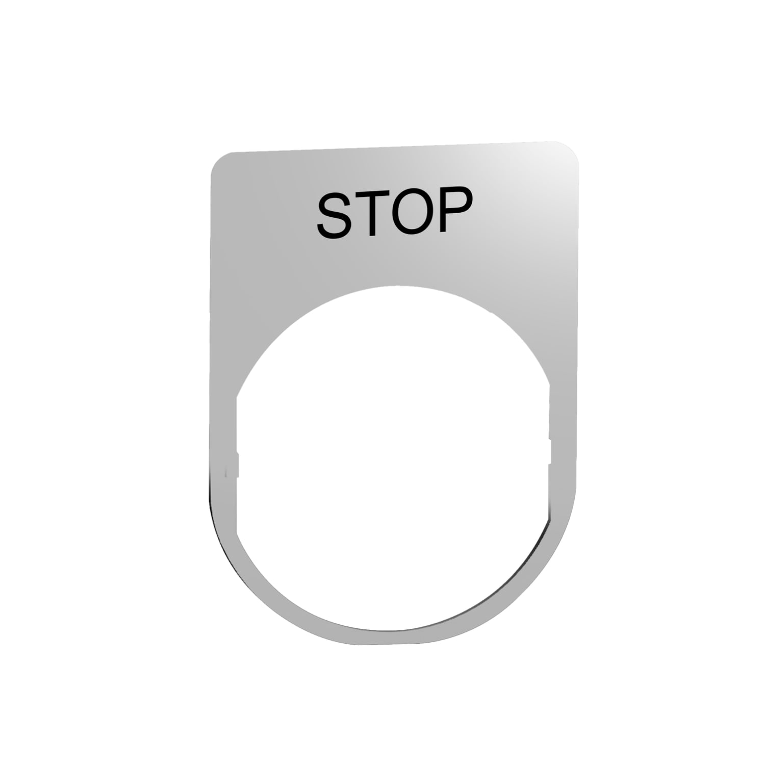 SCHNEIDER ELECTRIC SNRZBYM2304 PORTA ETICHETTA+ETICHETTA STOP