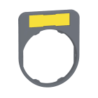 SCHNEIDER ELECTRIC - SNRZBYF4101C0 PORTA ETICHETTA 30X40 +ETICHETTA