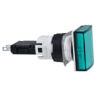 SCHNEIDER ELECTRIC - SNRXB6DV3BB Lampada spia rettangolare Ø16 - IP65 - verde - LED integrato - 24V