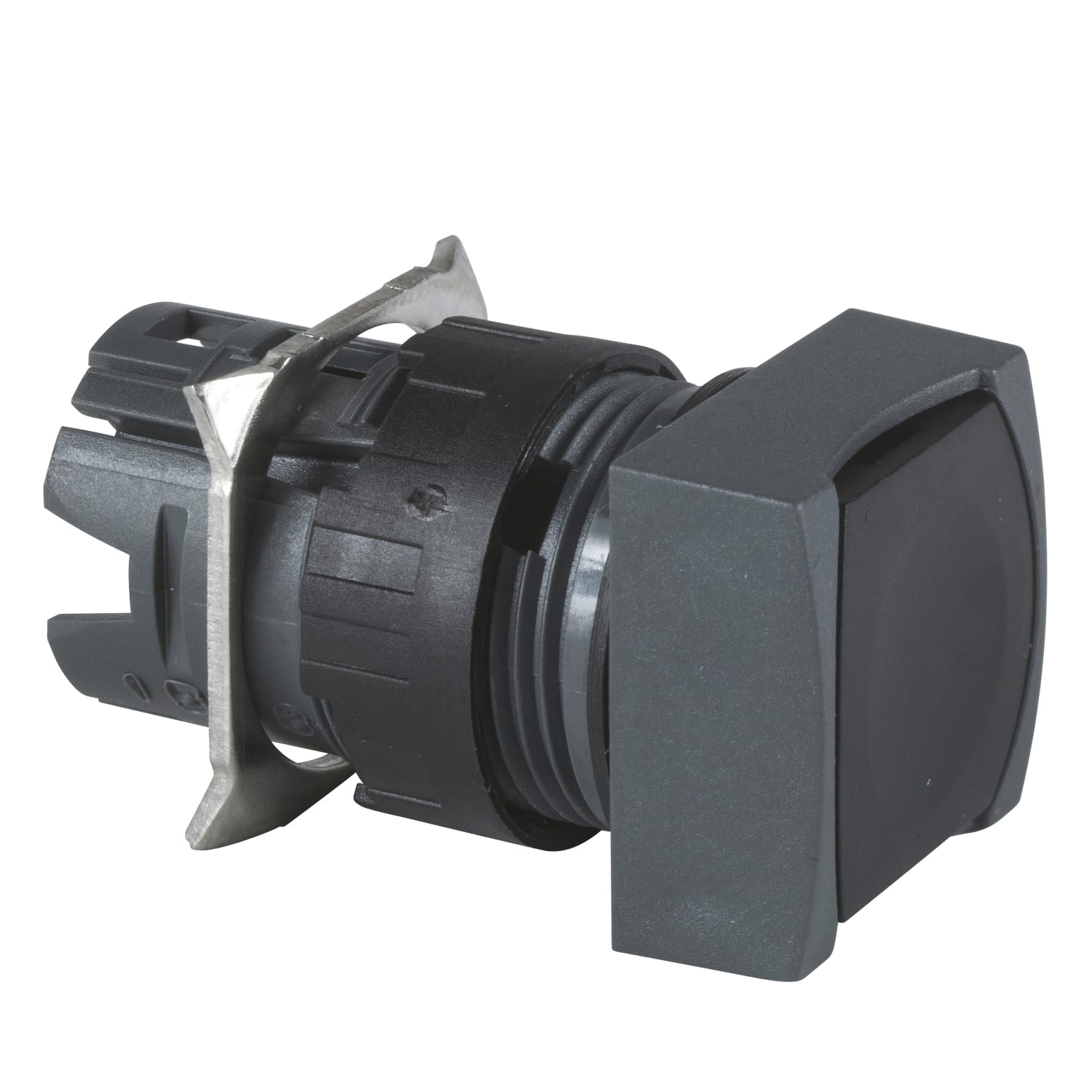 SCHNEIDER ELECTRIC - SNRZB6CA2 Testa pulsante quadrato Ø16 - nero