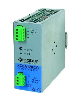 CABUR SRL CBRXCSA120CC CSA120CB CONVERTITORE DC/DC 24/12VDC