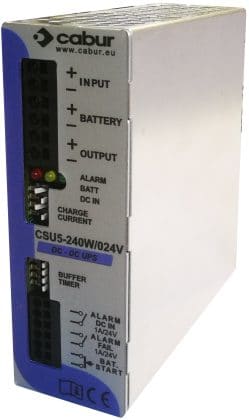 CABUR SRL - CBRXCSU5240W024VAA CSU5-240W/024V/AA DC-UPS 12-24VDC 10A