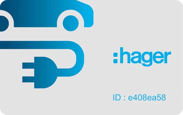 HAGER - HAGXEVA400 BADGE UTILIZZATORE CONFEZIONE 20 PEZZI