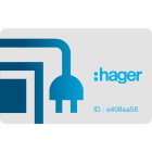 HAGER - HAGXEVA410 BADGE AMMINISTRATORE CONFEZIONE 3 PEZZI