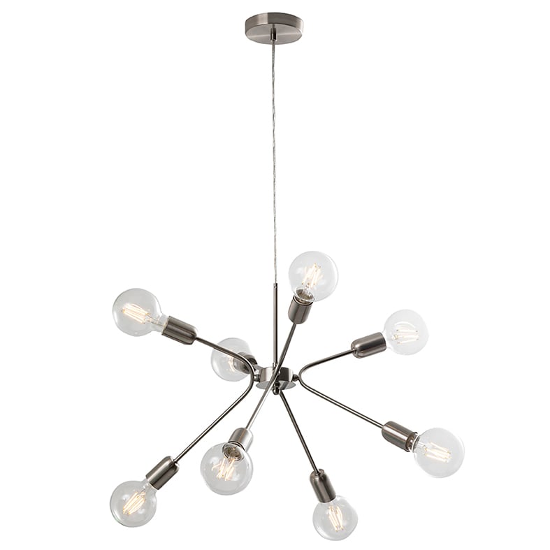 ROSSINI RSSXPL001NS SOSPENSIONE NICHEL SATINATO E27 IP20