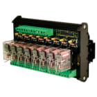 CABUR SRL CBRXR081E24 R81E24 MODULO 8 RELE 24VDC SC 12A