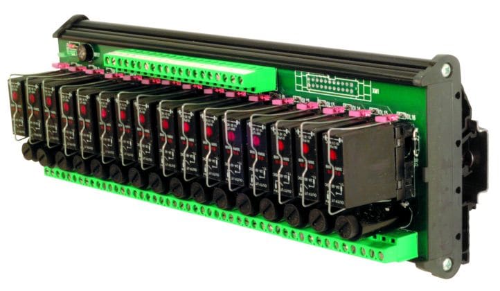 CABUR SRL CBRXR161S24F R161S24F MODULO 16 OPTO 24V/5-50VDC+FUSE