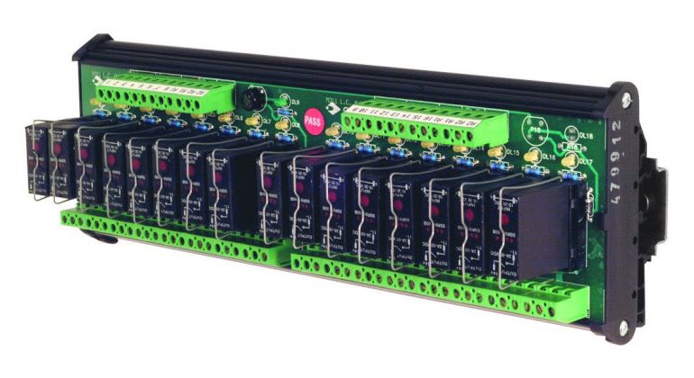 CABUR SRL - CBRXR162S24 R162S24 MODULO 16 OPTO 24V/5-50VDC 2,5A