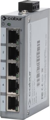 CABUR SRL - CBRXSWET5PU SWET-5PU SWITCH ETHERNET FAST 5 UNMAN.