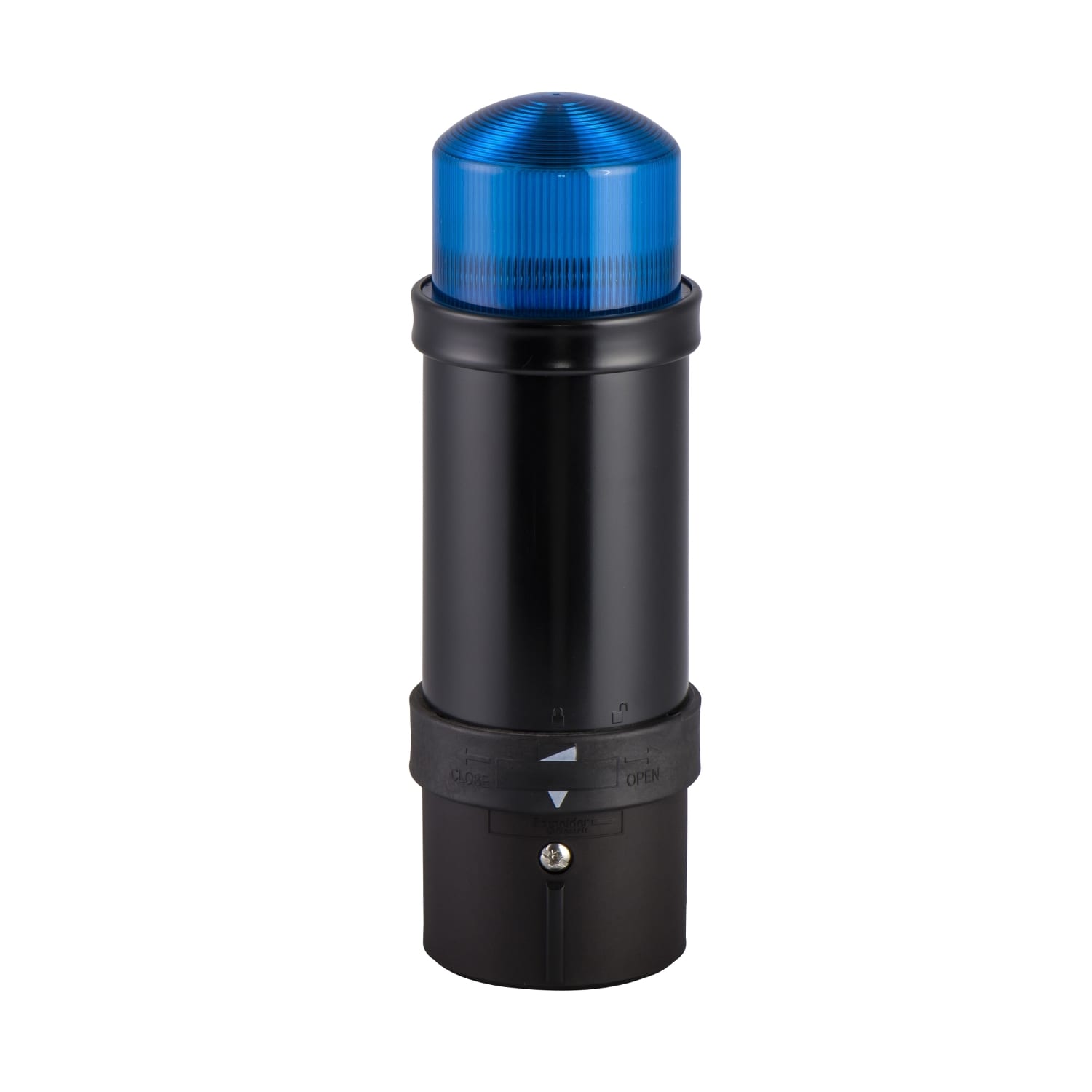 SCHNEIDER ELECTRIC - SNRXVBL6B6 Complete beacon, Harmony XVB Universal, blue strobe beacon, 70mm, 5 joules, 24V AC/DC
