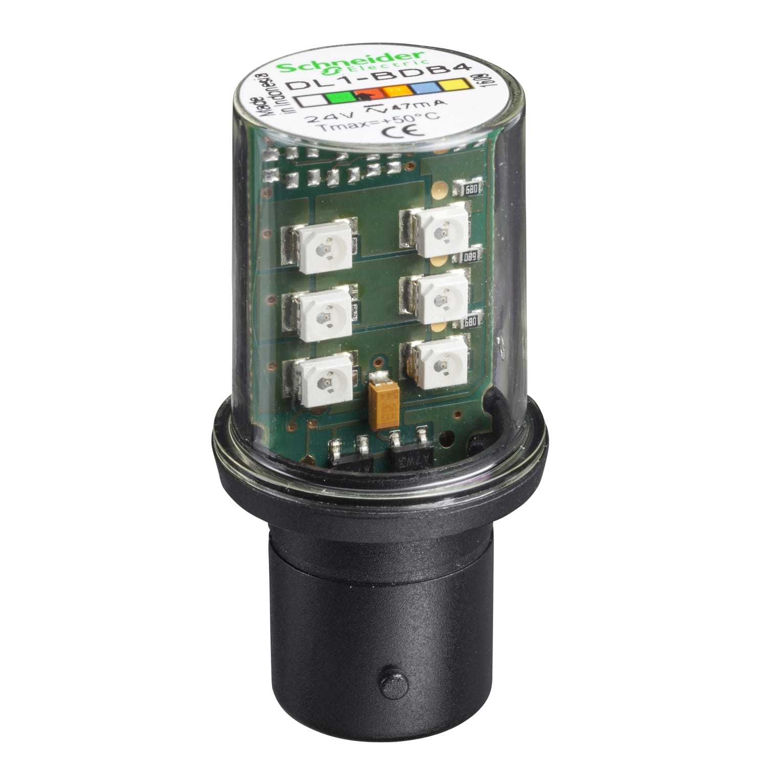 SCHNEIDER ELECTRIC - SNRDL1BDB4 Lampadina LED rosso - BA 15D - 24 V