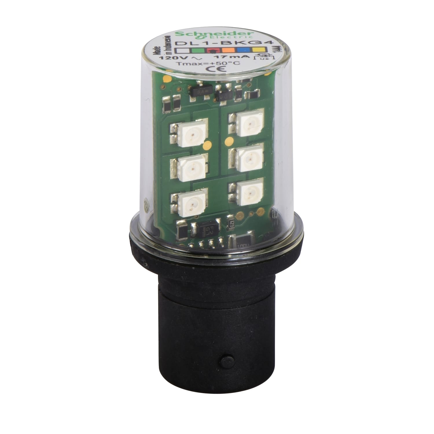 SCHNEIDER ELECTRIC SNRDL1BKG4 LAMPADA LED LUCE LAMPEGGIANTE RO