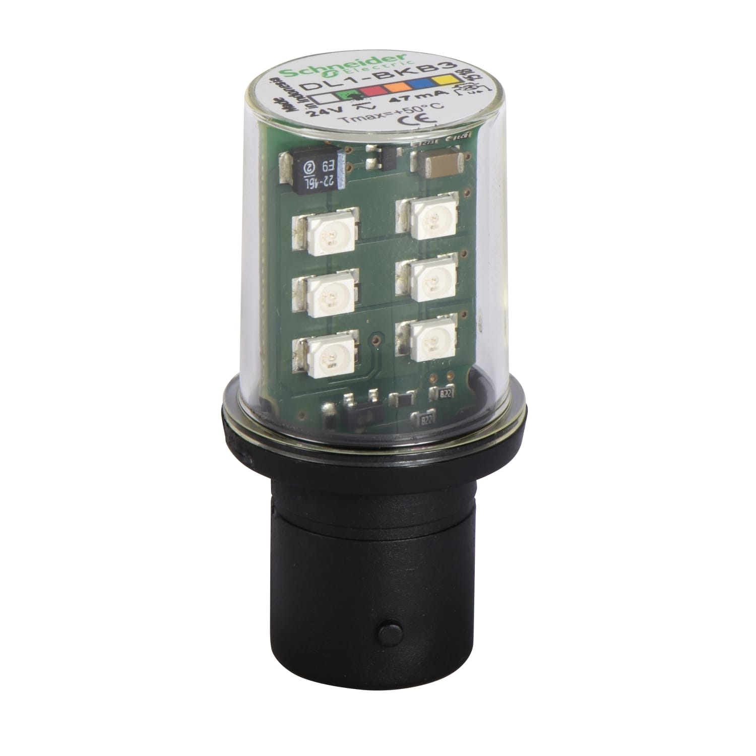 SCHNEIDER ELECTRIC SNRDL1BKB3 LAMPADA LED LUCE LAMPEGGIANTE VE