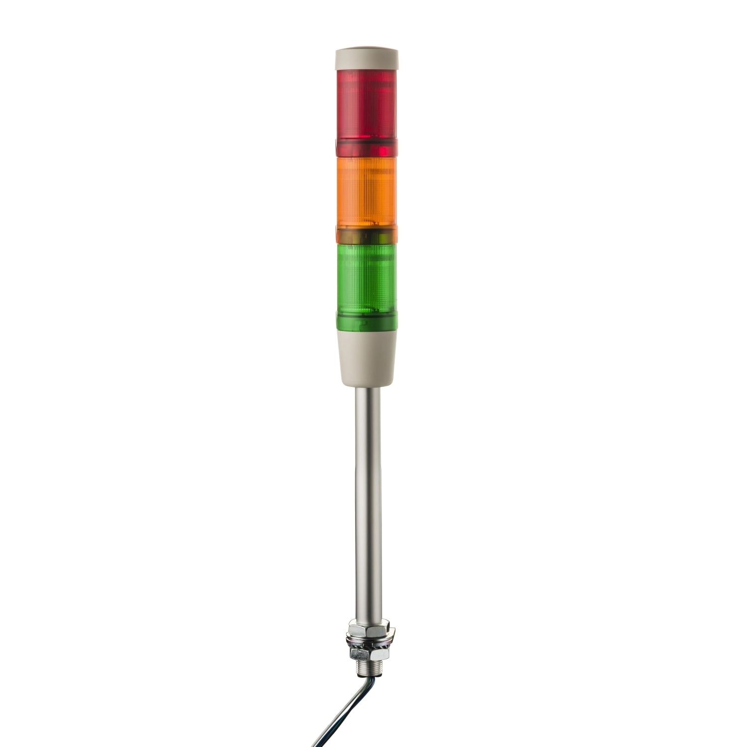 SCHNEIDER ELECTRIC - SNRXVMB2RAGSB Colonna luminosa senza buzzer + 3 elementi luminosi Ø45mm - 24 VAC/CC