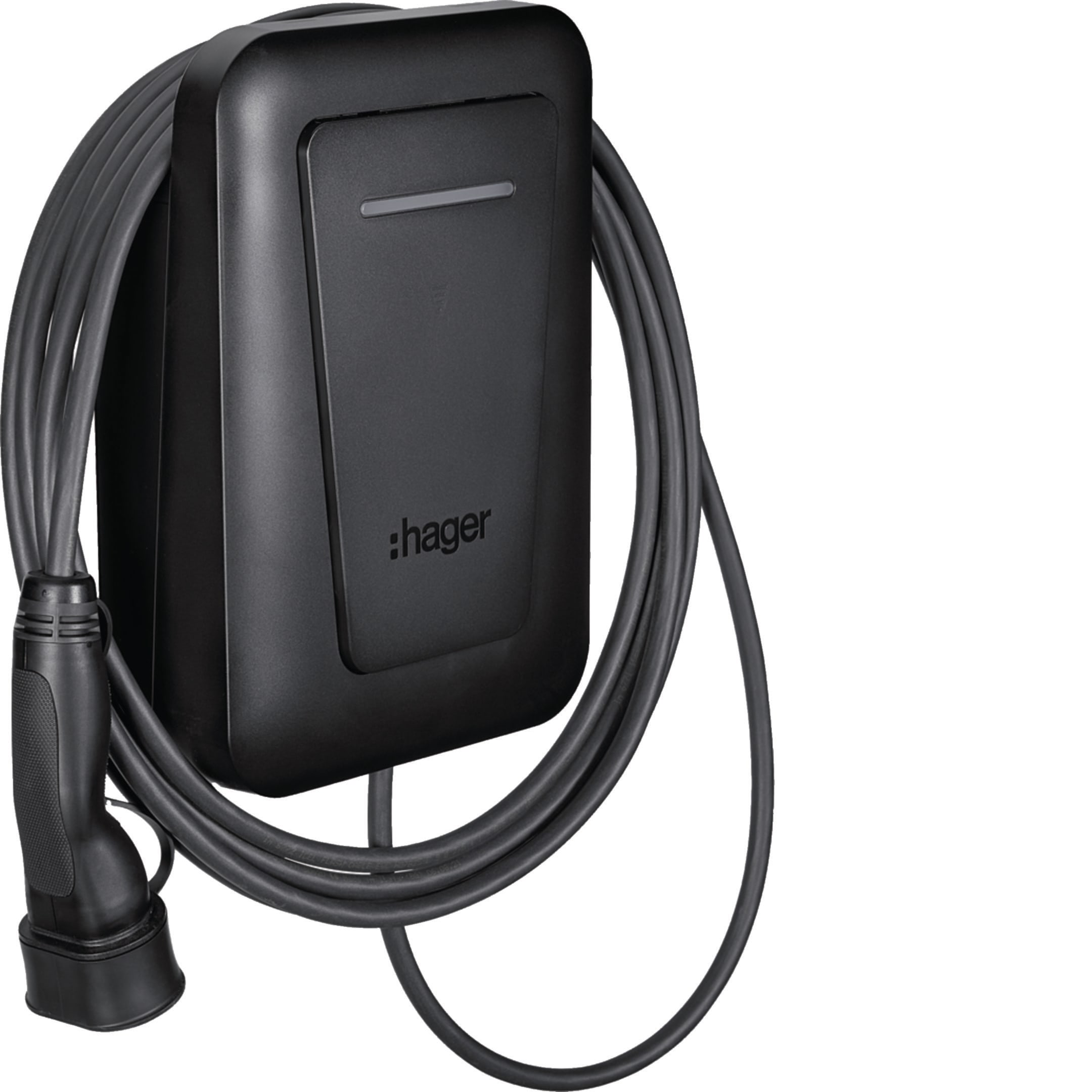 HAGER HAGXVR107C EVCS WITTY ONE 1X7KW 1P T2 6,5M BLE RFID