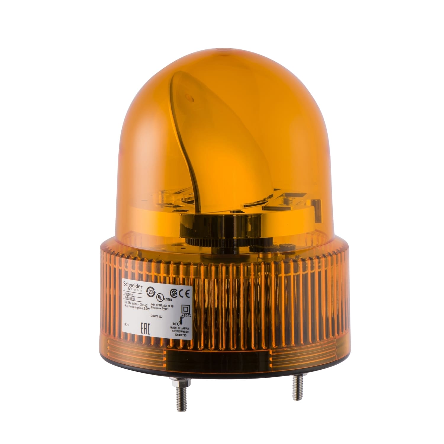 SCHNEIDER ELECTRIC - SNRXVR12B05S Dispositivo a luce rotante 120mm arancio 24 VAC/VDC