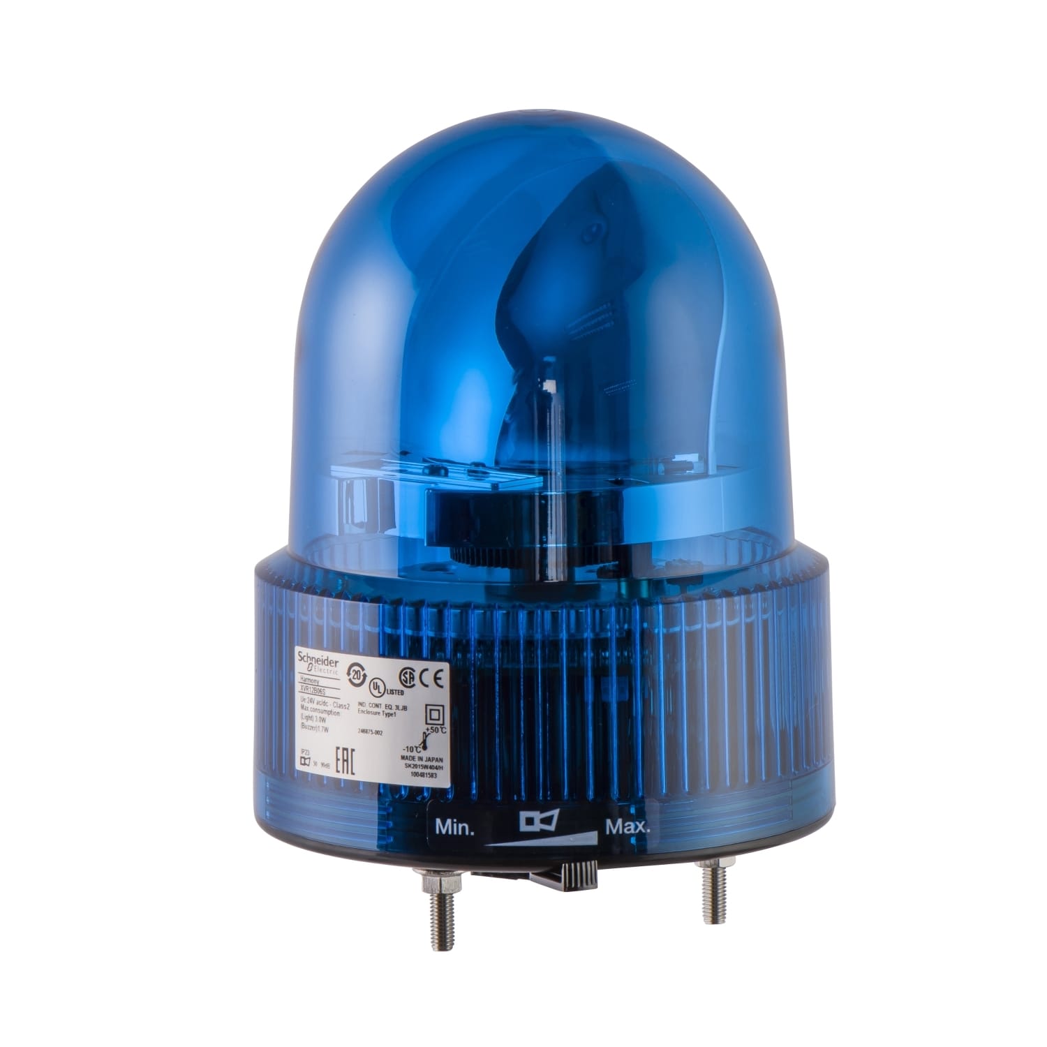 SCHNEIDER ELECTRIC - SNRXVR12B06 Dispositivo a luce rotante 120mm blu 24 VAC/VDC