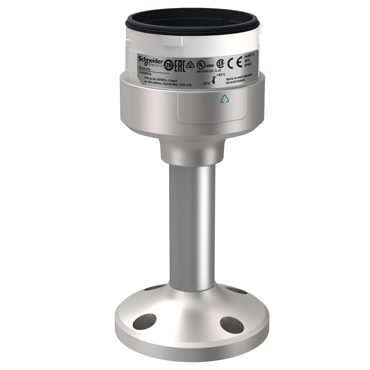 SCHNEIDER ELECTRIC - SNRXVUZ02Q ZOCCOLO ARGENTO + TUBO 100MM