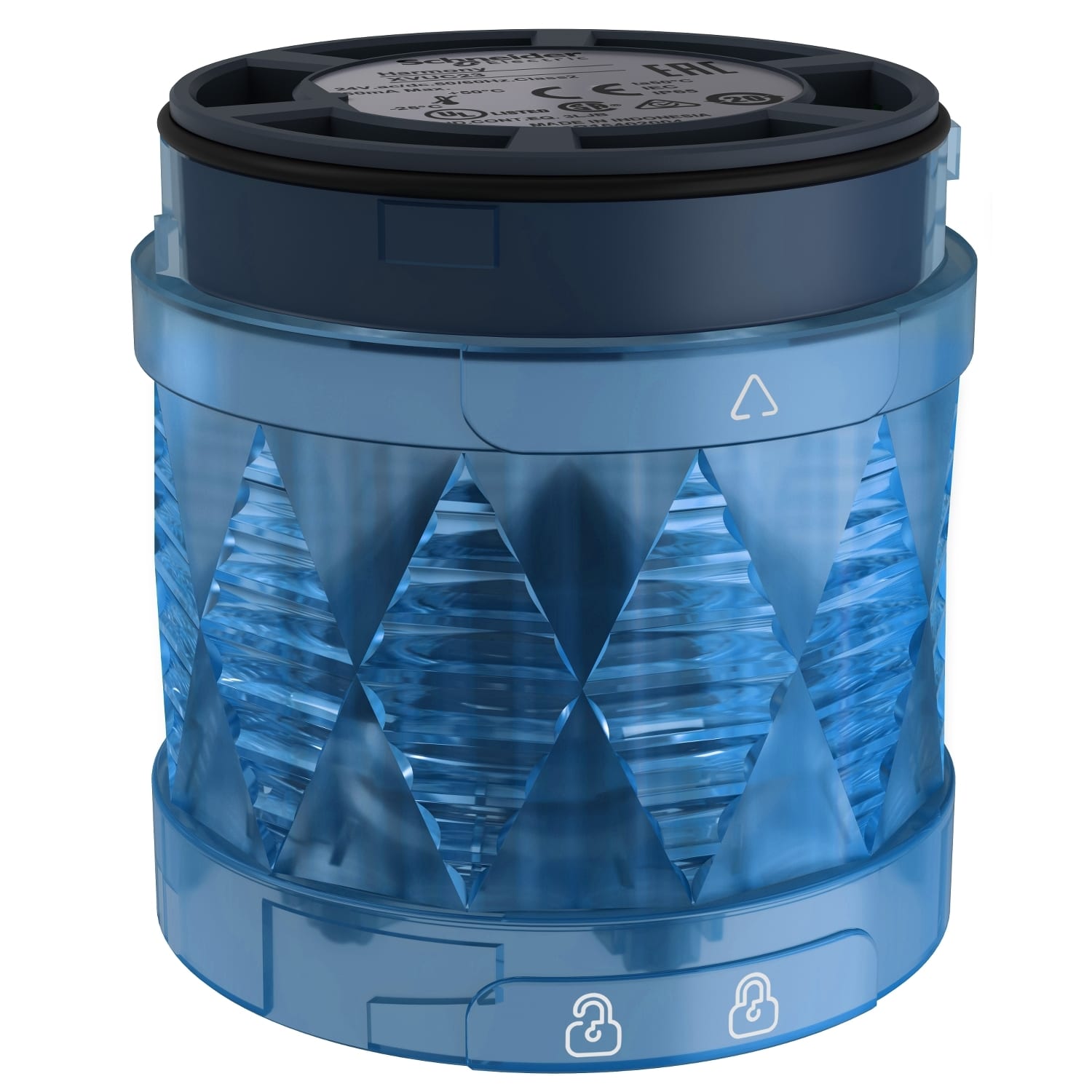 SCHNEIDER ELECTRIC - SNRXVUC26 Elemento luminoso Ø60mm - FISSO - LED blu - IP65