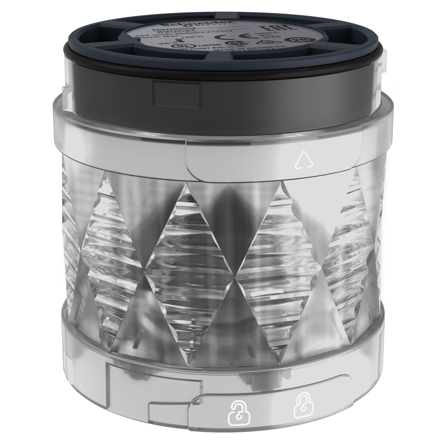 SCHNEIDER ELECTRIC - SNRXVUC27 Elemento luminoso Ø60mm - FISSO - LED bianco - IP65