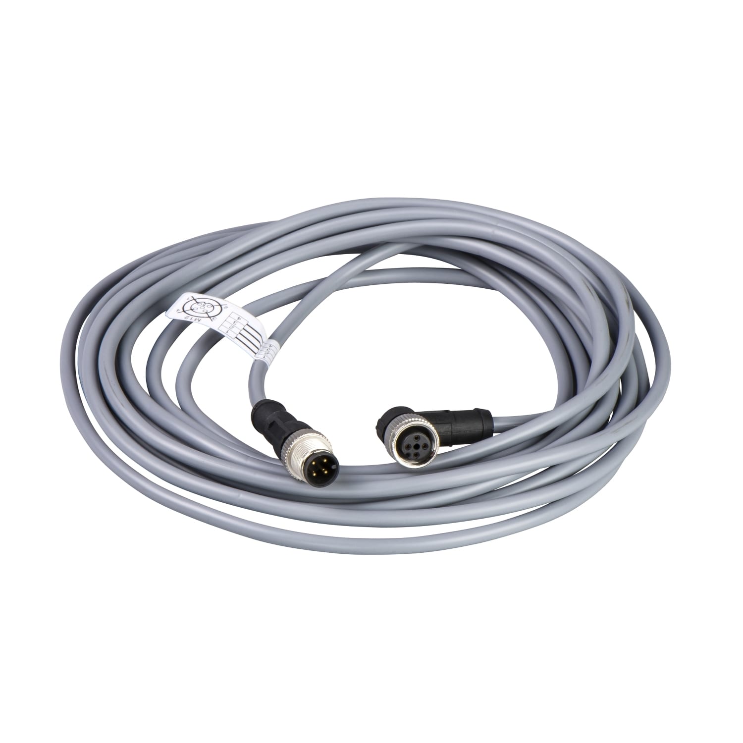 YAGEO TMSS ITALY SRL - TSIXZCRV1512041C5 PVC 4 FIL M12 MASC FEMM 90G