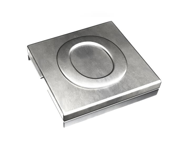 ABB SPA ABBYID-CHAR-O TY-MET LETTERA O INOX 316 100PZ