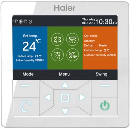 HAIER HVAC SOLUTIONS HAIAACALME01 YR-E16B CONTROLLER