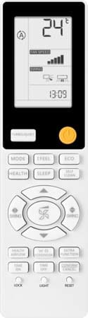 HAIER HVAC SOLUTIONS HAITD0053142 YR-HJ REMOTE CONTROLLER R32
