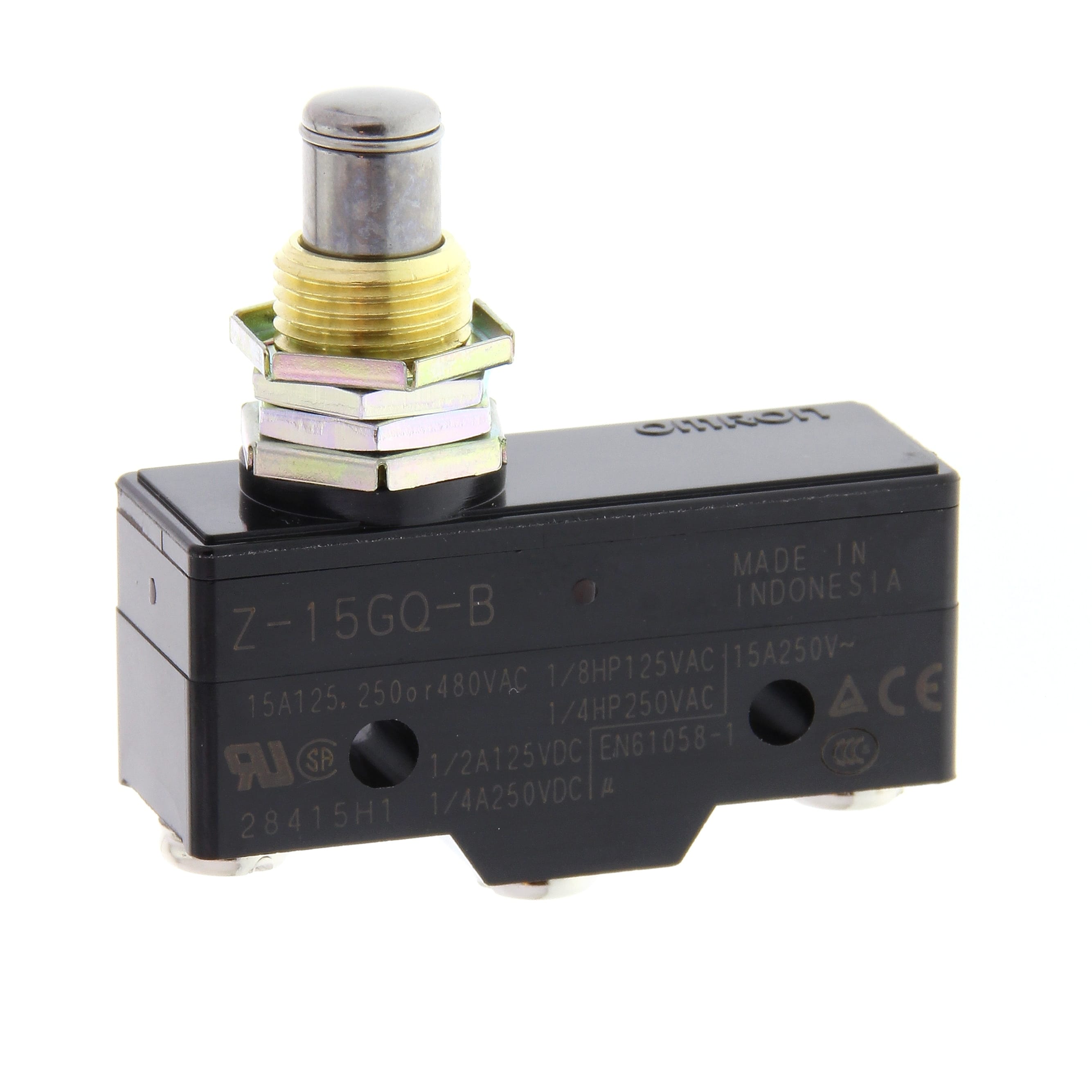 OMRON OMRZ15GQB-106712000 FINECORSA Z, 1XSPDT,15A/250VCA, PUL.INCA