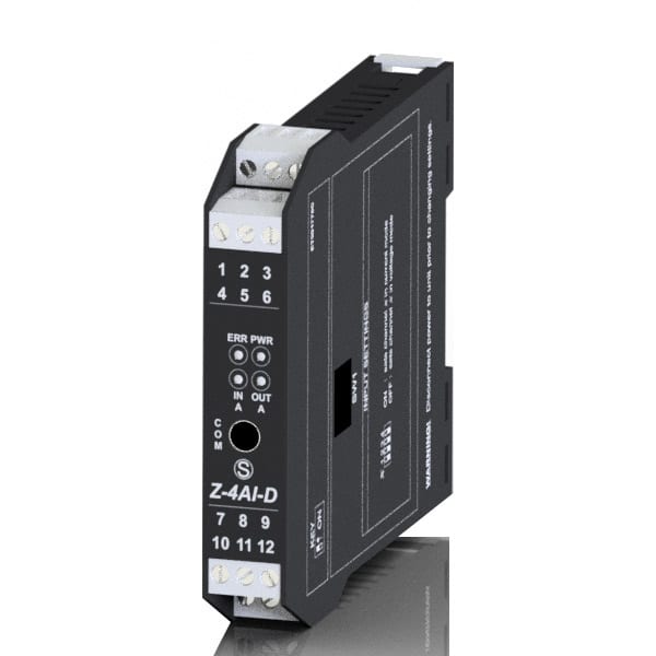 SENECA - SCXZ-4AI-D CONV/ISOL A/D 4CH V-I/IMP ALIM 12-24VDC/