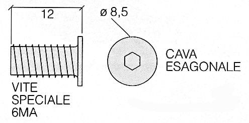 CABUR SRL CBRZ121026 ACI121026 VITI SP 6MA X12