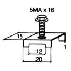 CABUR SRL CBRZ121118 ACI121118 MORS. BL. CU 6X6 - VITE