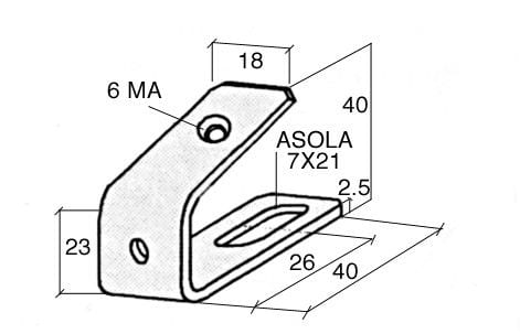 CABUR SRL CBRZ121415 ACI121415 CAV. INCL.A 22° 6 M6