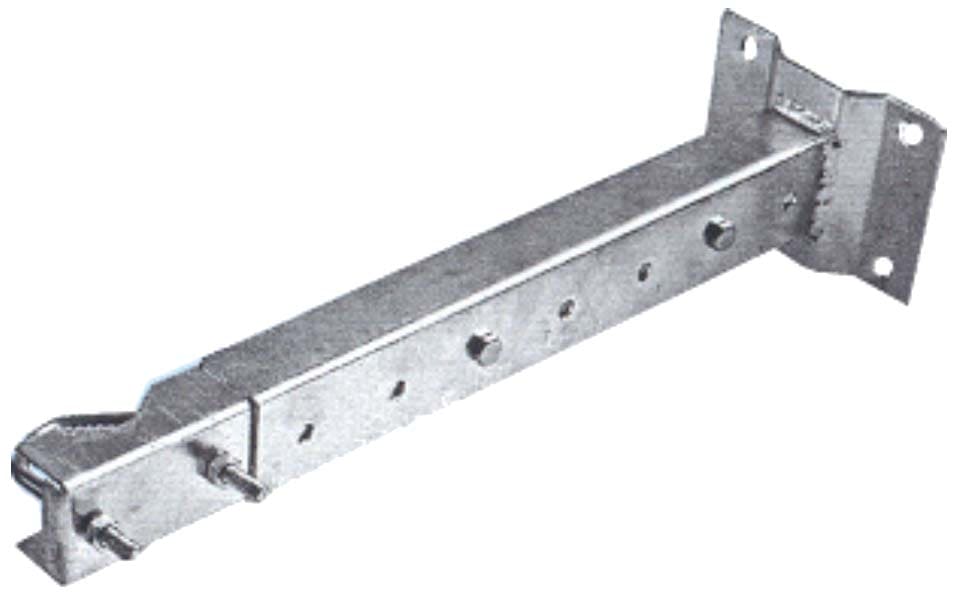 MITAN - MITMZAZ01 ZAZ01 SUPPORTO MURO REGOL. 450MM