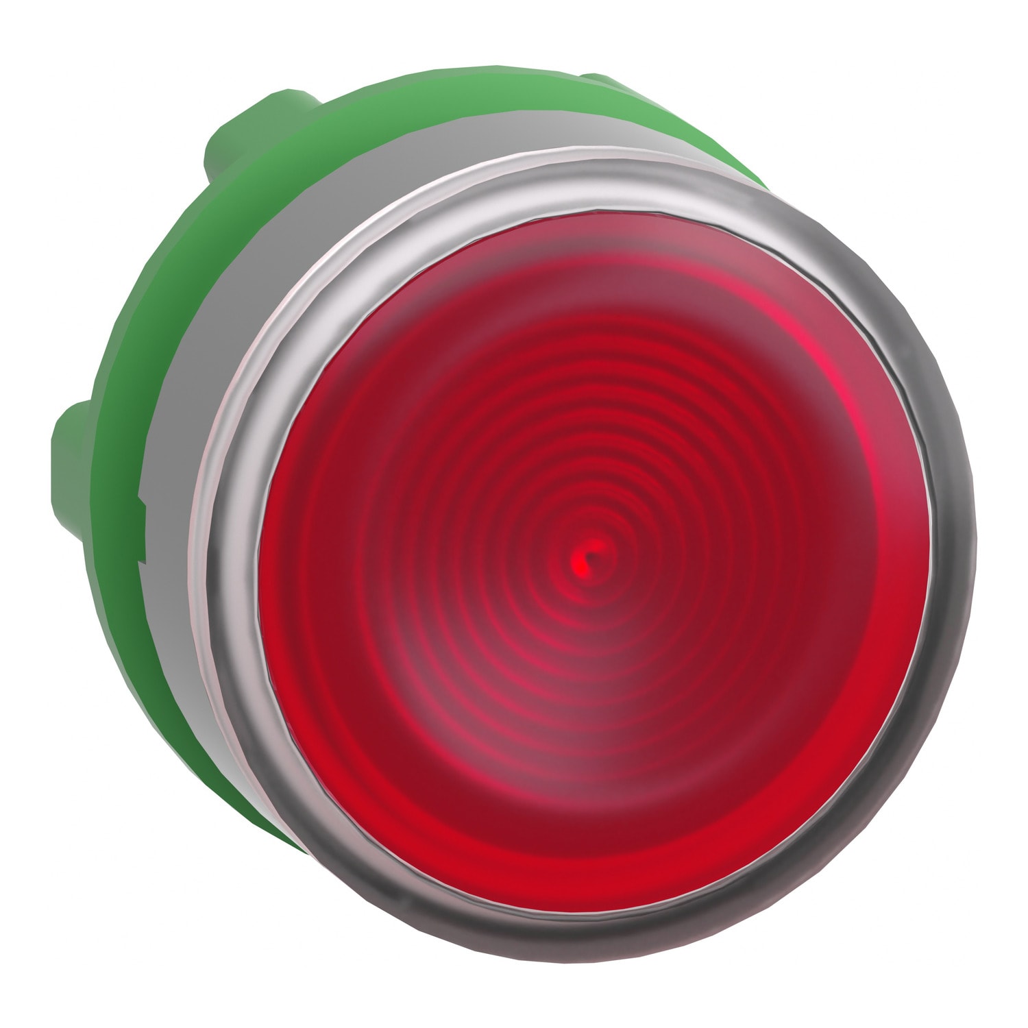 SCHNEIDER ELECTRIC SNRZB5AW343SC0 TESTA PULSANTE LUM. ROSSO GHIERA GRIGIA