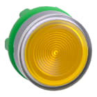 SCHNEIDER ELECTRIC SNRZB5AW383SC0 TESTA PULSANTE LUM. GIALLO GHIERA GRIGIA