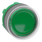SCHNEIDER ELECTRIC SNRZB5AW533C0 TESTA PULSANTE LUM. VERDE GHIERA GRIGIA
