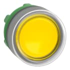 SCHNEIDER ELECTRIC - SNRZB5AW583C0 TESTA PULSANTE LUM. GIALLO GHIERA GRIGIA