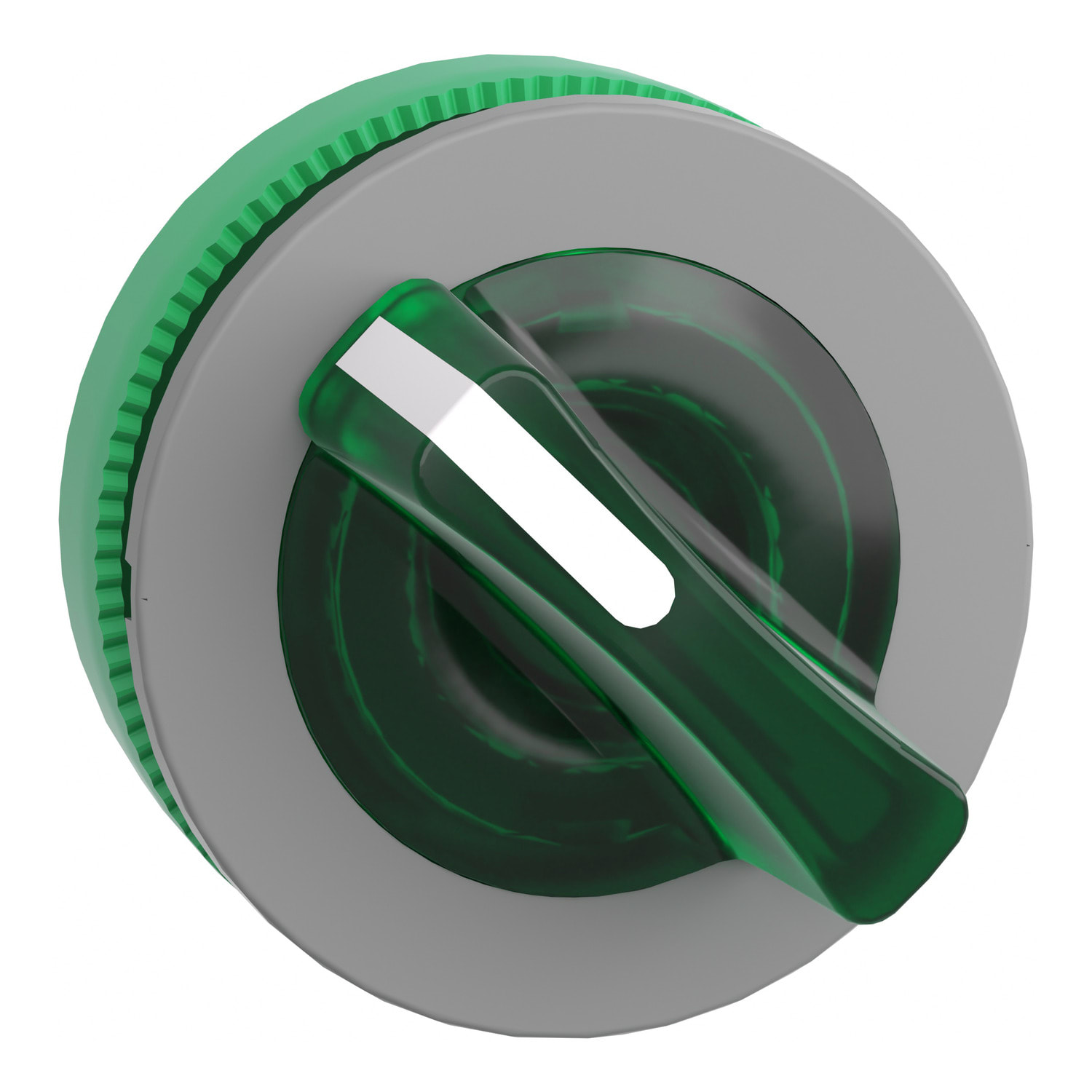 SCHNEIDER ELECTRIC - SNRZB5FK1233C0 Testa selettore luminoso verde 2 pos filopannello- per LED universale- Ø30