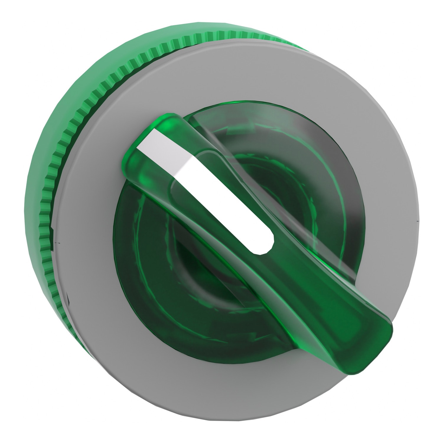 SCHNEIDER ELECTRIC - SNRZB5FK1433C0 Testa selettore lum verde ghiera grigia