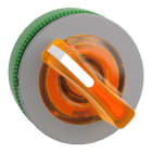 SCHNEIDER ELECTRIC - SNRZB5FK1453C0 FLUSH MOUNTED ORANGE ILLUM SELECTOR SWITCH HEAD 2 POS RETURN RIGHT TO LEFT