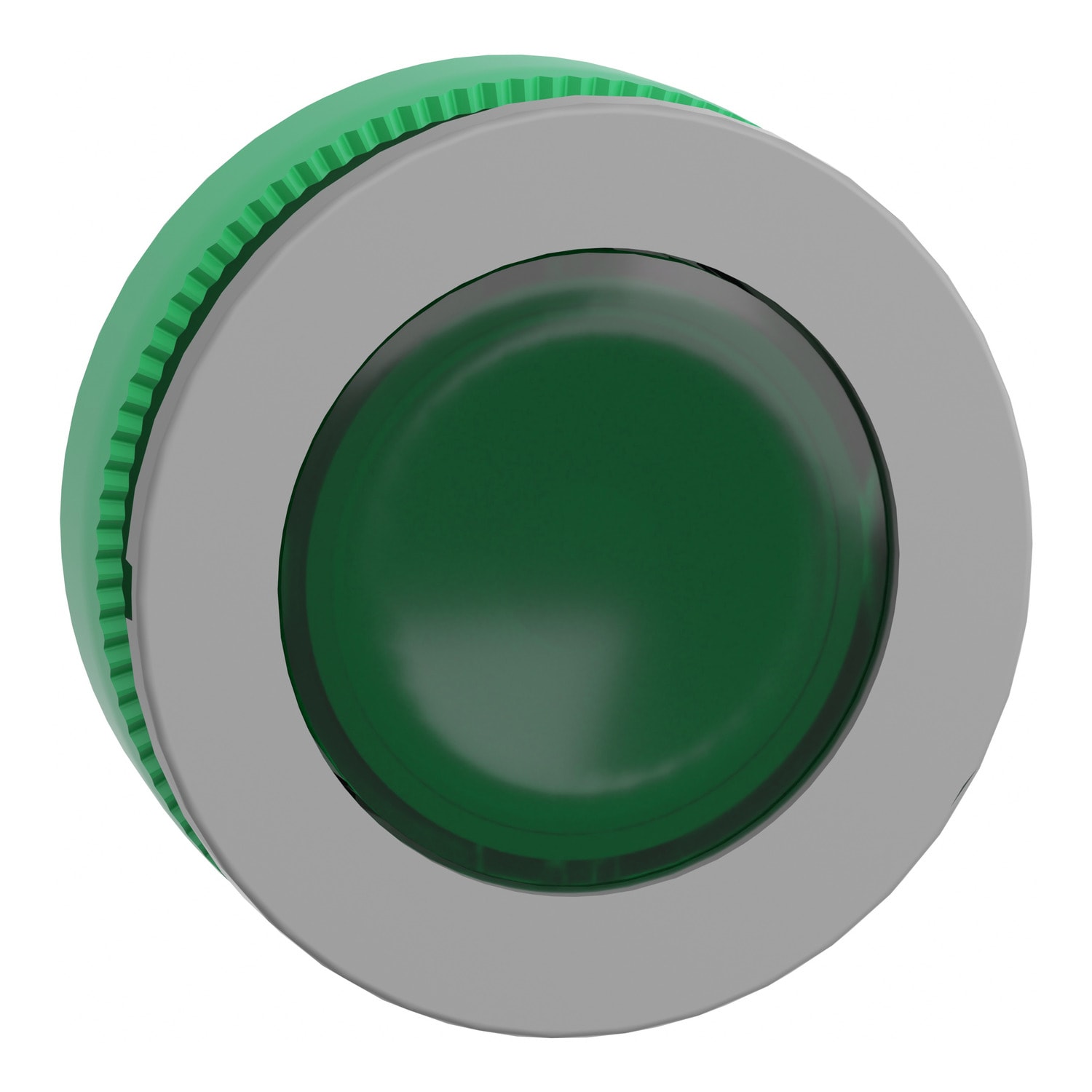 SCHNEIDER ELECTRIC - SNRZB5FV033C0 Testa lampada spia verde filopannello ghiera grigia- per LED universale- Ø30