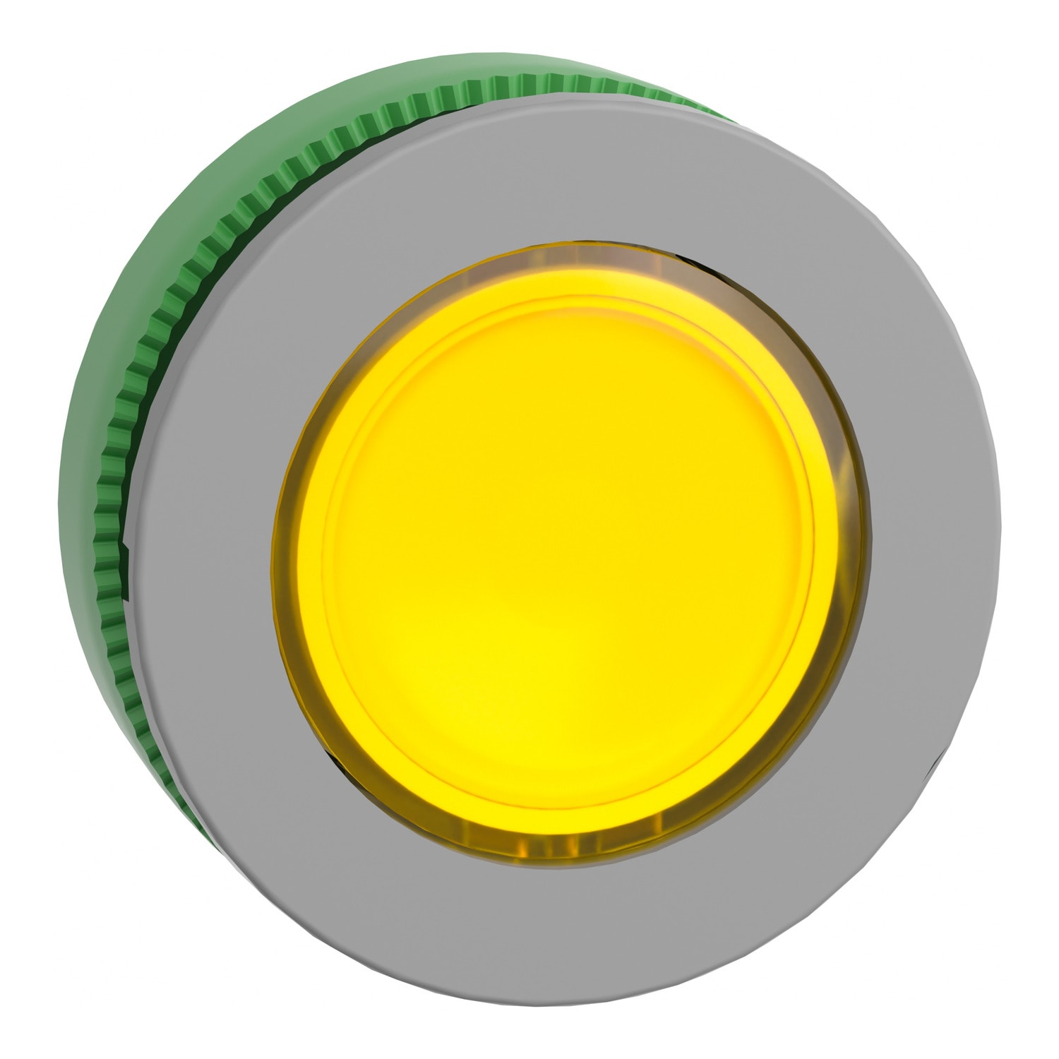 SCHNEIDER ELECTRIC - SNRZB5FV083C0 Testa lampada spia gialla filopannello ghiera grigia- per LED universale- Ø30